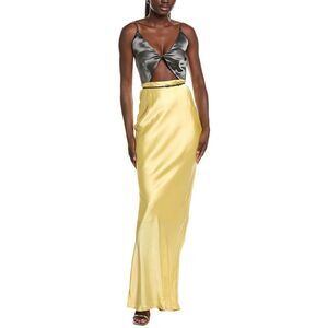 Paris Georgia Womens  Katie Maxi Dress, Yellow